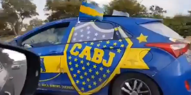 Viral on Twitter: he traveled through Israel and found the most Boca car in the world