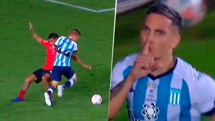 Video: Vigliano le regaló un penal a Racing y Copetti ganó el clásico de Avellaneda