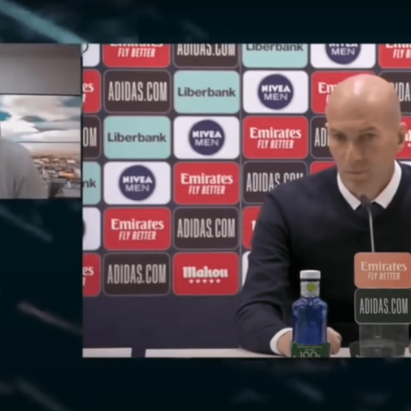 Zidane se enojó en conferencia de prensa: "Vaya pregunta, otra vez"