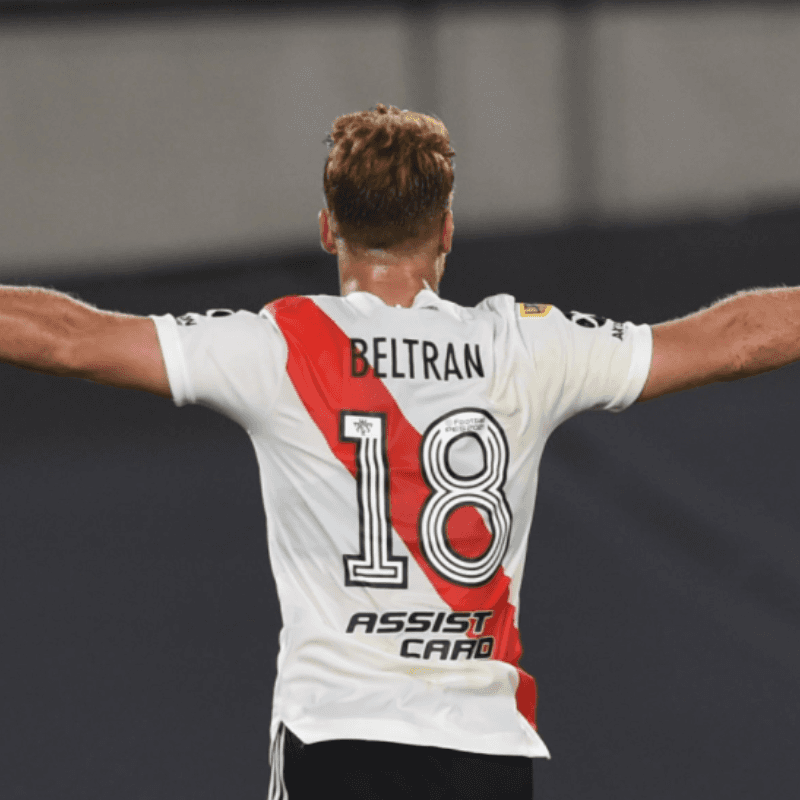 De La Cruz le puso un pase hermoso a Beltrán y este metió su primer gol en River