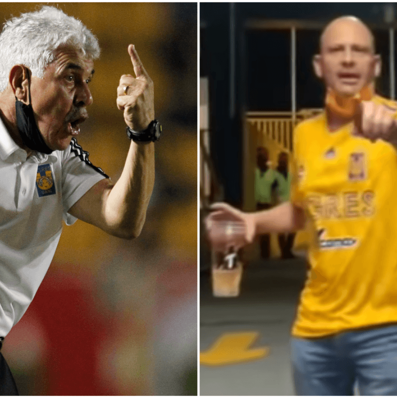 Qué le gritó Tuca Ferretti al aficionado de Tigres expulsado del Volcán