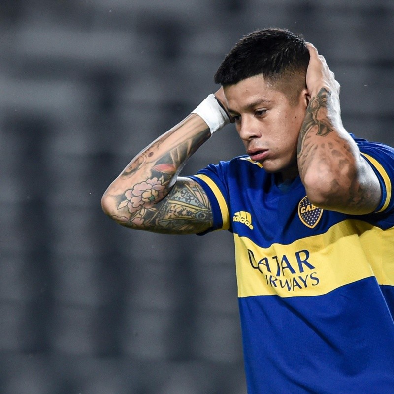 Marcos Rojo llevó tranquilidad tras ser reemplazado por una lesión