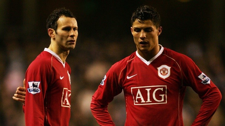 Ryan Giggs, compañero y maestro para Cristiano (Getty Images)