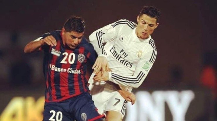 Férrea marca en el partido en Dubai entre San Lorenzo y Madrid (Getty Images)