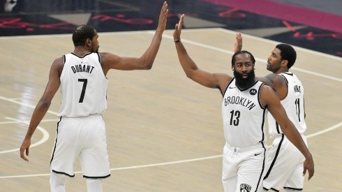 Kevin Durant, James Harden y Kyrie Irving