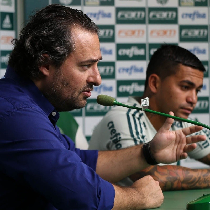 Dudu agita torcida do Palmeiras em SP e Mattos alimenta: "Tenho que te falar algo"