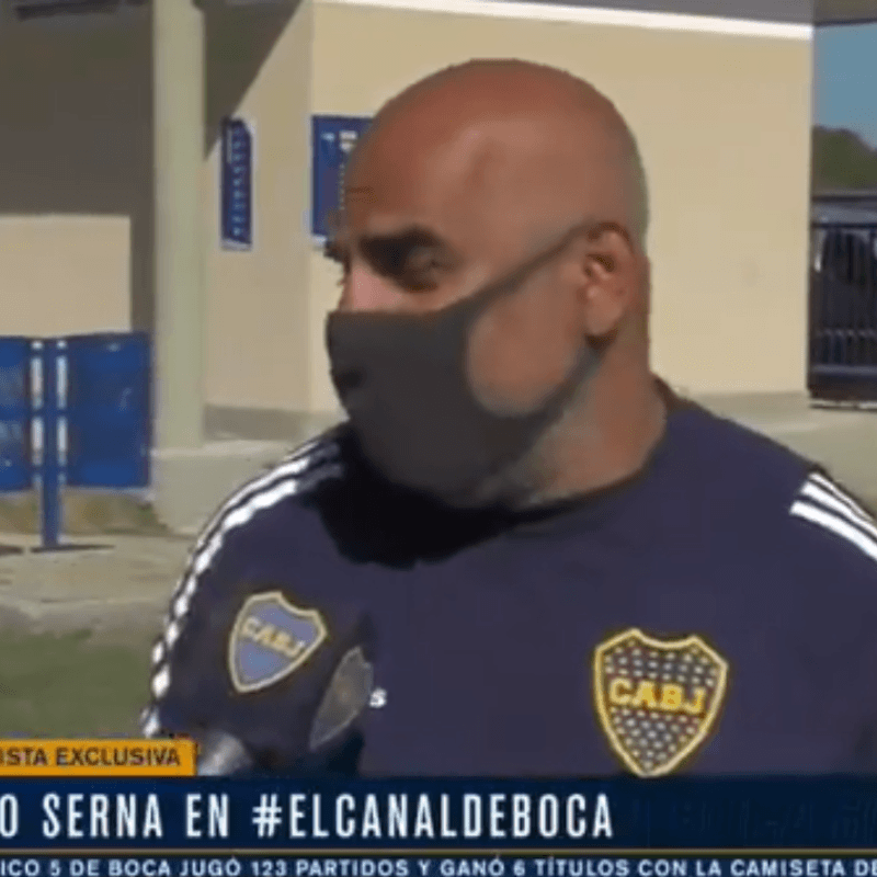 A Chicho Serna le preguntaron por su rol en Boca: "Ni yo sé cuáles son mis funciones"