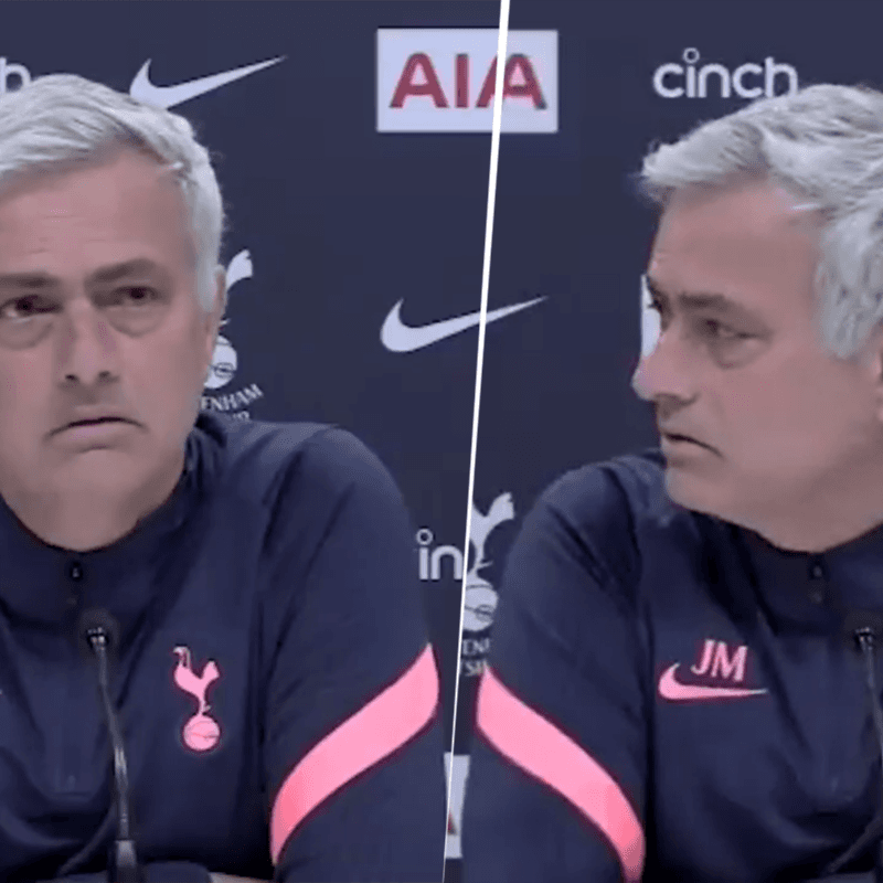 A Mourinho le hicieron la pregunta más insólita y no le gustó nada: "No es gracioso"