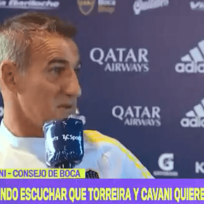 Cascini le pegó a los anti Boca con las posibles llegadas de Cavani y Torreira