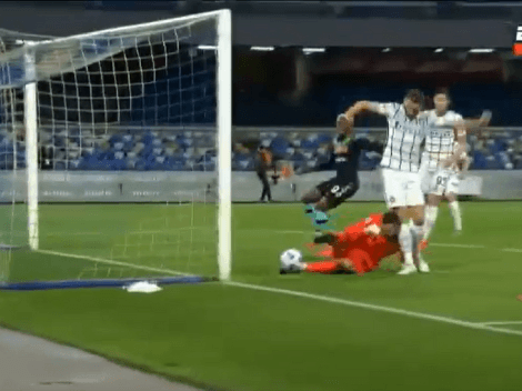 Sufre Inter: Handanovic cometió el blooper del 2021 y Napoli se puso en ventaja