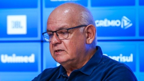 Presidente falou sobre o novo treinador - Foto: Lucas Uebel/Flickr Oficial do Grêmio/Divulgação.