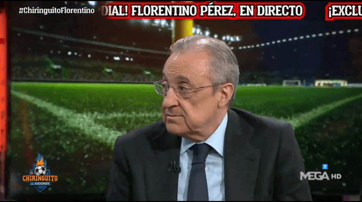 Florentino Pérez, presidente del Real Madrid, aseguró que ...