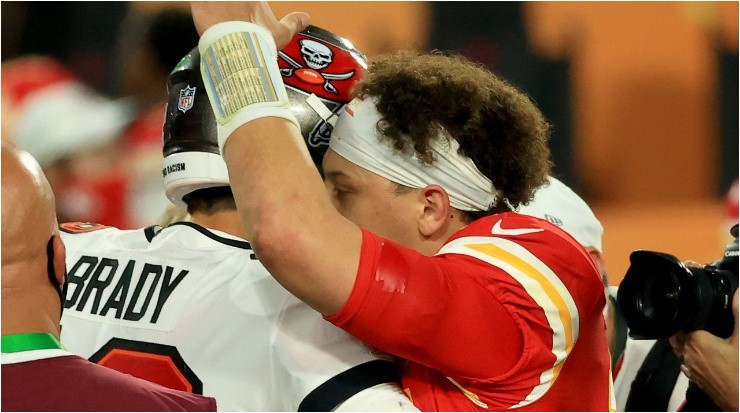 Tom Brady y Patrick Mahomes (Foto: Getty)