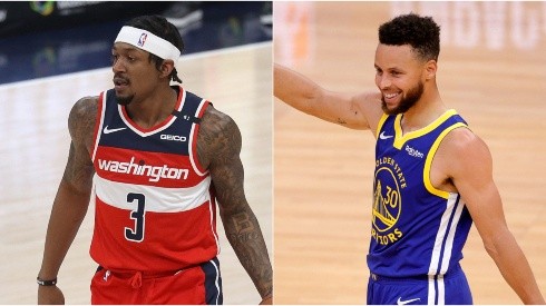 Beal and Curry are the two NBA top scorers (Getty).