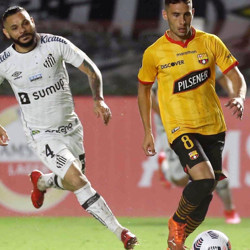 Santos perde por 2 x 0 em casa para o Barcelona de Guayaquil em sua estreia na Libertadores; veja resumo da partida