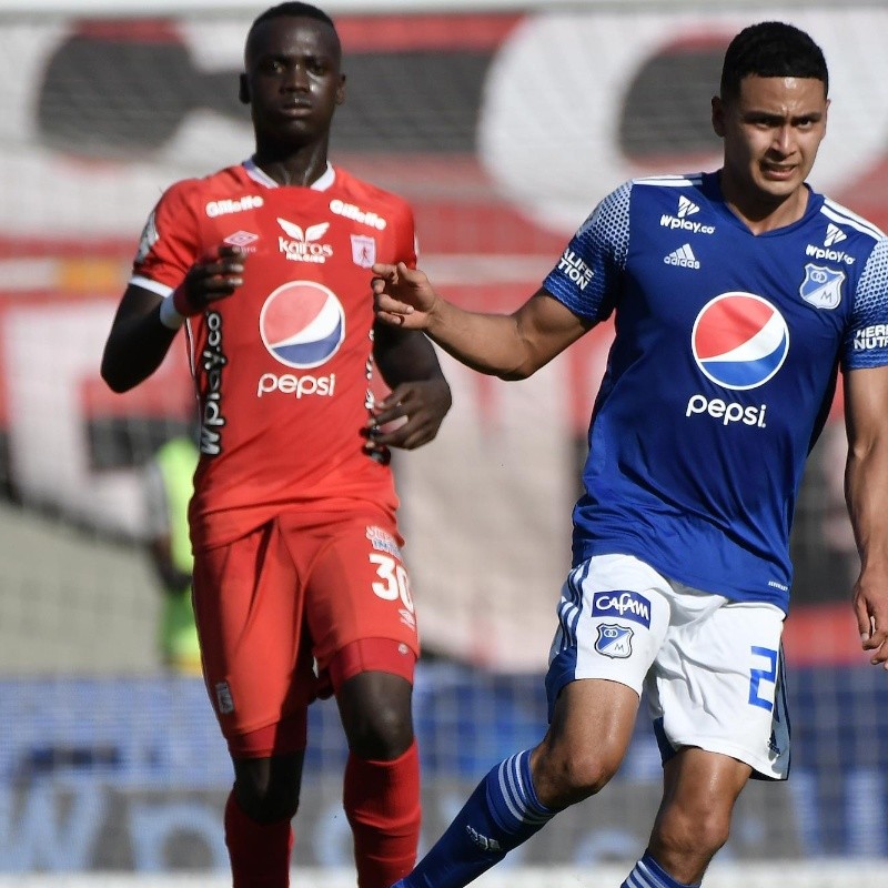 Stiven Vega: en números, el mejor jugador de Millonarios en el todos contra todos