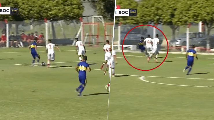 Video: demencial jugada y asistencia de rabona de Zeballos