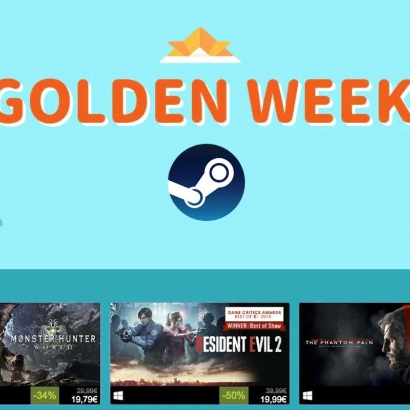 Steam anticipa su nueva promoción de descuentos de juegos: Golden Week