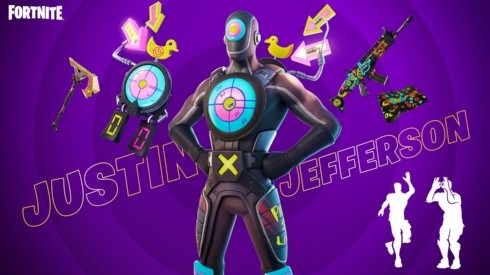 Justin Jefferson llega a Fortnite con su propia skin y celebración