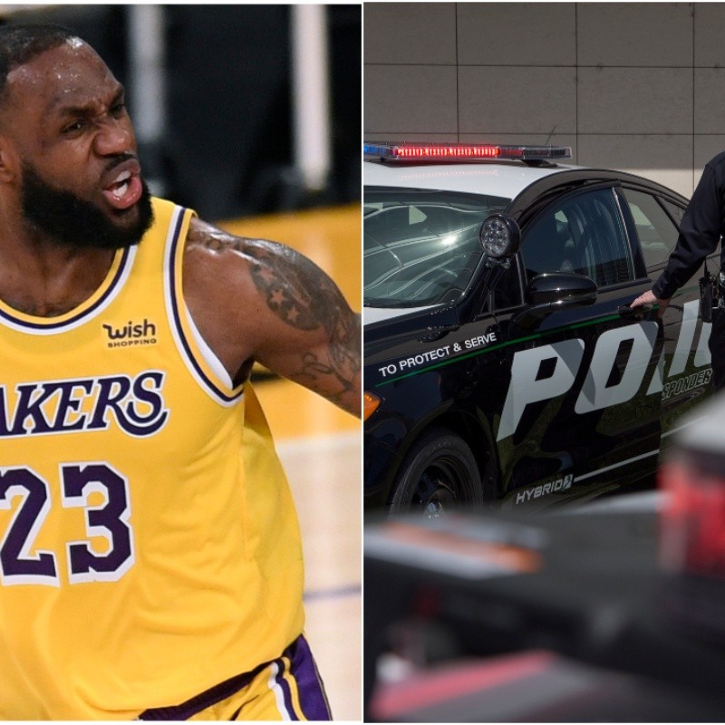 Oficial de policía arremete contra LeBron James y su postura sobre el racismo y tiroteos policiales