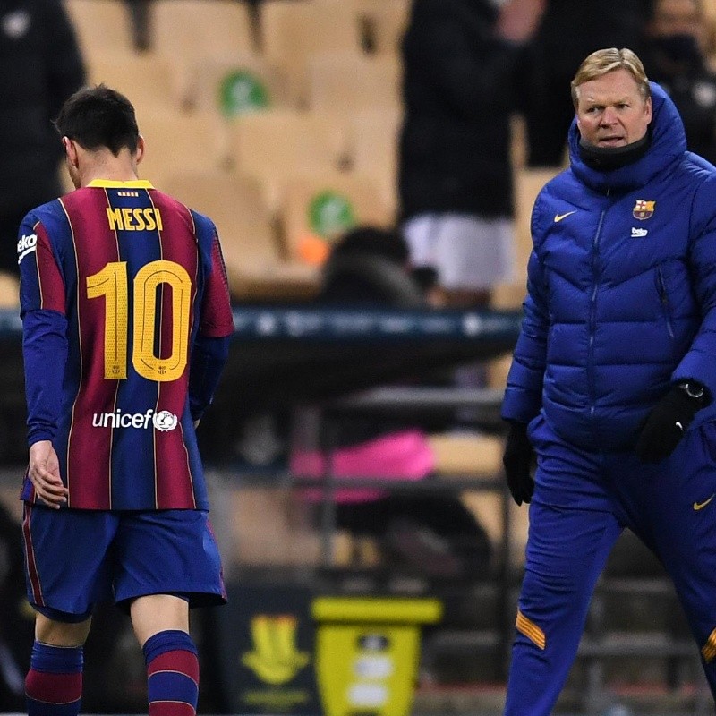 Koeman dijo por qué para él Messi "tiene que acabar" en el Barcelona