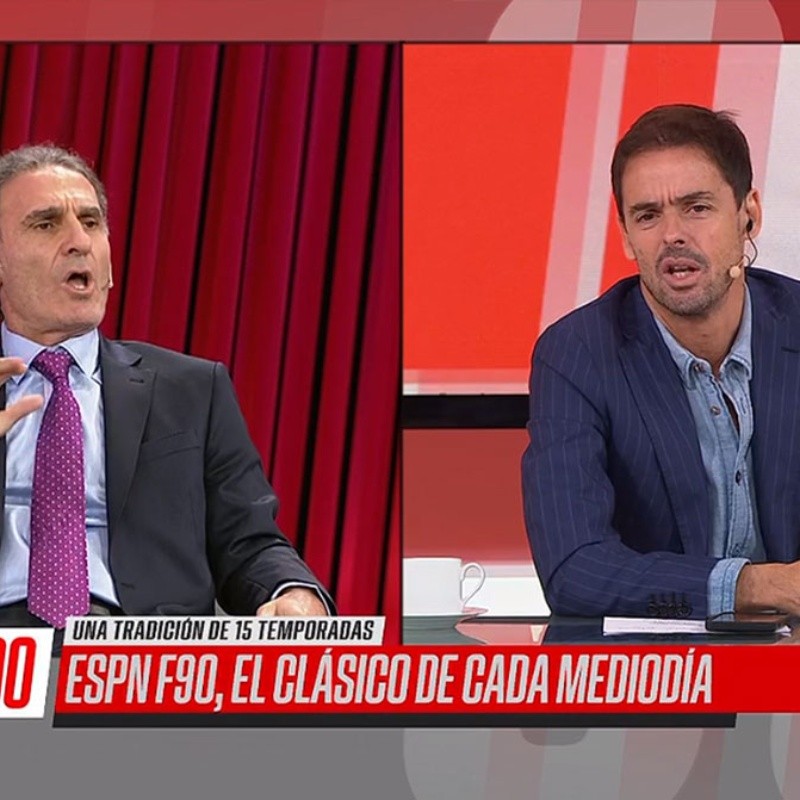 Ruggeri amenazó al aire a 3 periodistas en ESPNF90: "Ahora van a saber"