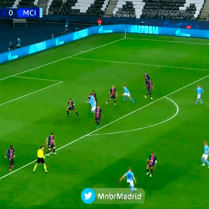 ¿Se lo come Keylor? Gol de De Bruyne para el 1 a 1 del PSG