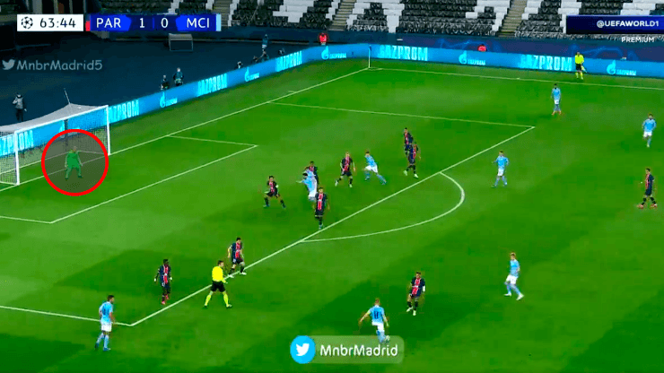 ¿Se lo come Keylor? Gol de De Bruyne para el 1 a 1 del PSG