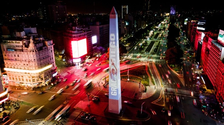 The iconic Obelisco in Buenos Aires (Getty).