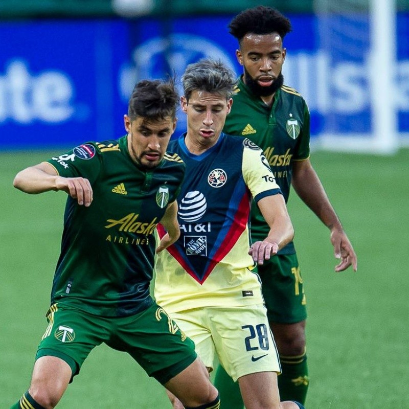 Con polémica: Portland Timbers le igualó al América sobre el final