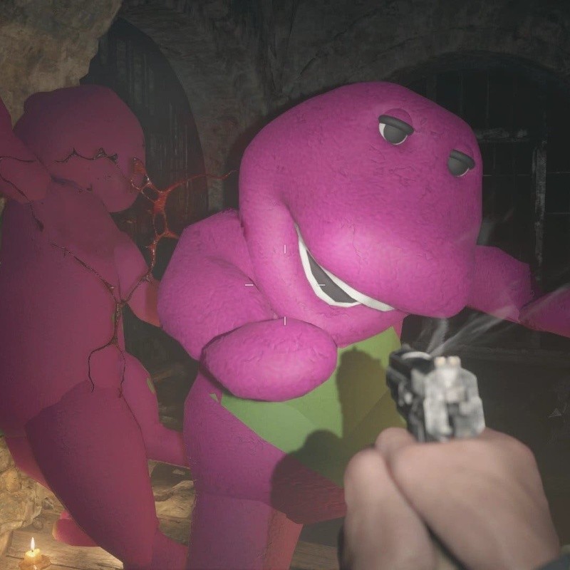 Barney invade Resident Evil Village en un terrorífico mod