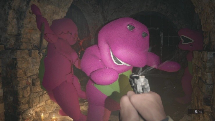 Barney invade Resident Evil Village en un terrorífico mod