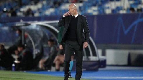 Zinedine Zidane durante un encuentro de Champions League.
