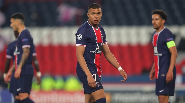 Mbappe and PSG haven’t moved forward to renew the striker’s contract so far (Getty).