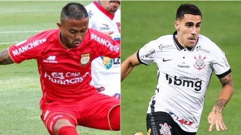 Sport Huancayo e Corinthians se enfrentam nesta quinta-feira (Foto: Reprodução/Twitter e Getty Images)