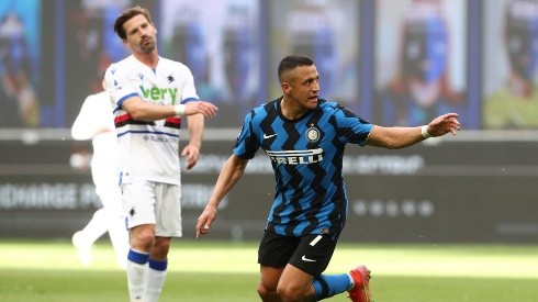 Alexis Sánchez marca doblete en el Inter de Milán