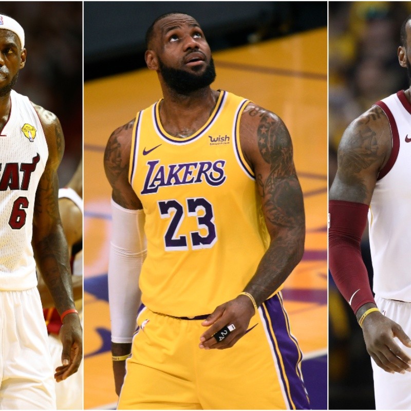 LeBron James vs. LeBron James: ¿Cuál es la mejor versión del ‘Rey’ en la NBA?