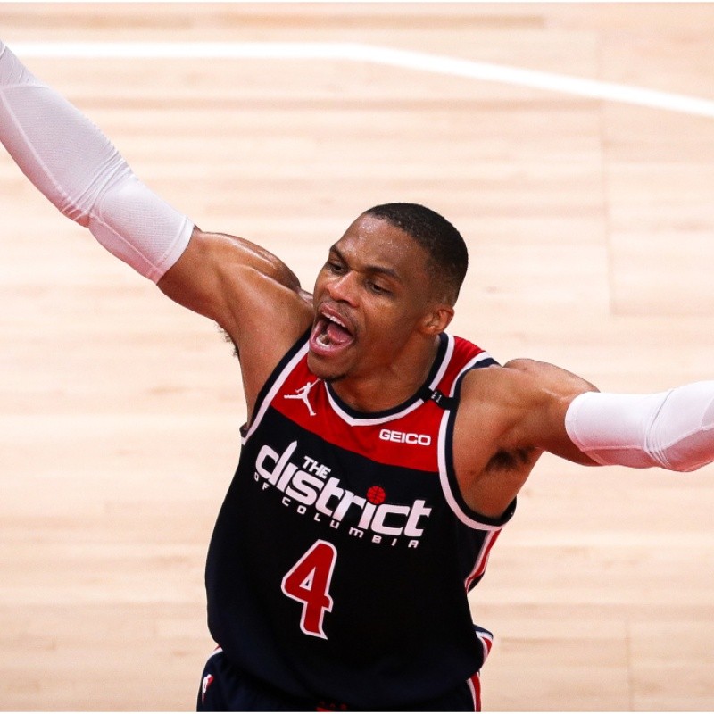 La increíble reacción de Russell Westbrook tras convertirse en el "Sr. Triple-Doble"