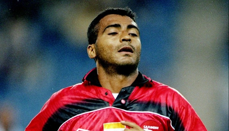 Romario en Flamengo. Fuente: Getty Images