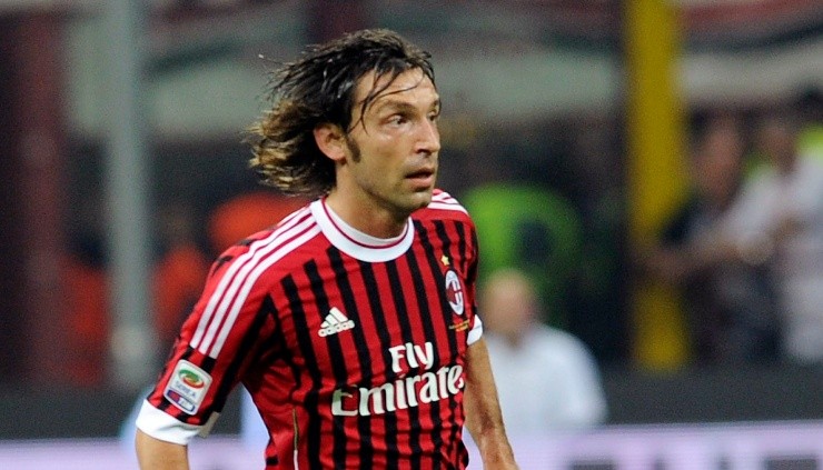 Pirlo en Milan. Fuente: Getty Images