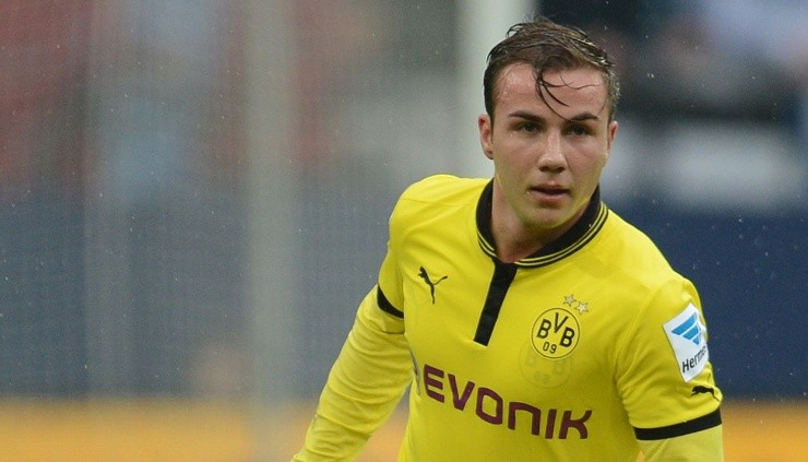 Gotze en Dortmund. Fuente: Getty Images