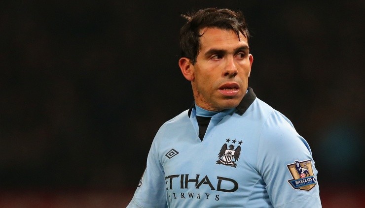 Tevez en Manchester City. Fuente: Getty Images