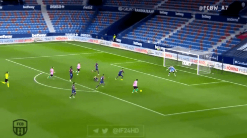 Video: Dembélé tuvo una chance clara con Barcelona ¡y fue gol!