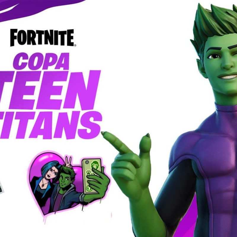 Fortnite presenta la Copa Teen Titans con recompensas de Beast Boy y Raven