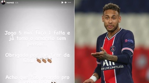 Las protestas de Neymar en Instagram luego de quedarse sin la final de Copa.