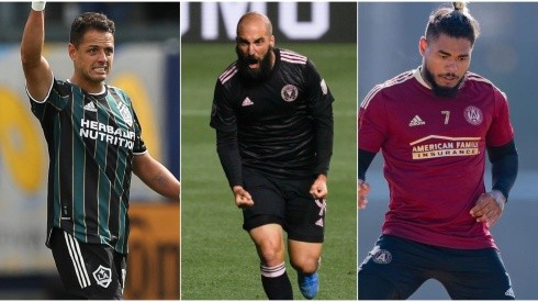 Chicharito, Higuaín y Martínez (Fotos: Getty | Getty | @ATLUTD)