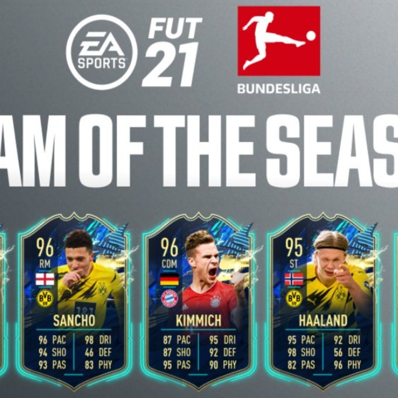 FIFA 21 Ultimate Team recibe el TOTS de la Bundesliga