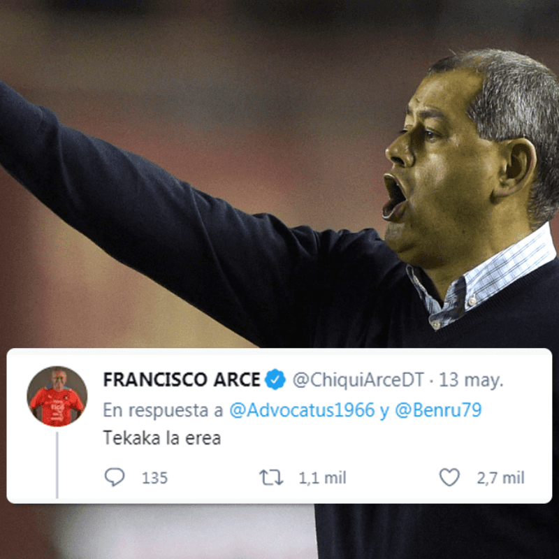 Chiqui Arce le respondió a un hincha que lo criticó por Twitter