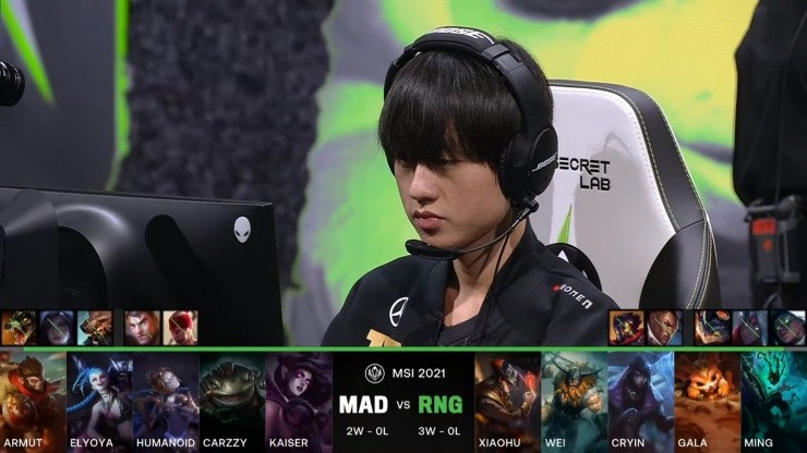 RNG vence a MAD Lions y sigue invicto en el MSI 2021 de League of Legends