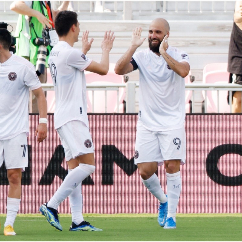 Doblete de Gonzalo Higuaín le da a Inter Miami los tres puntos ante Cincinnati FC